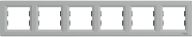Schneider Electric Ramka 6-krotna pozioma aluminium (EPH5800661)