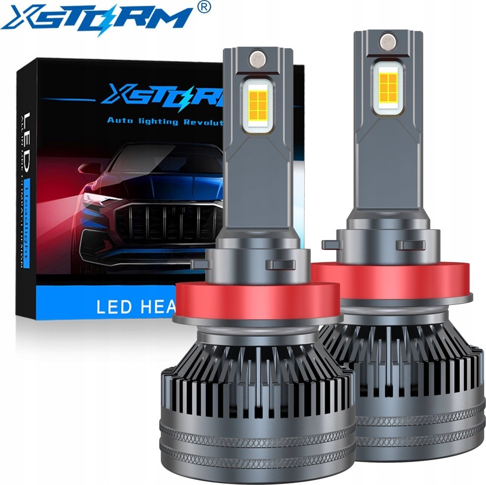 SKLEPLEDY MINI ŻARÓWKI H11 LED XSTORM 110W 23000LM CAN MOCNE