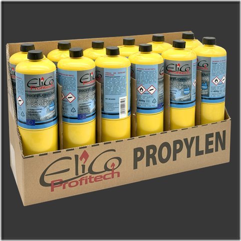 Elico ELICO PROFITECH NABÓJ GAZU 400g TYPU MAPP PROPYLEN 1900°C