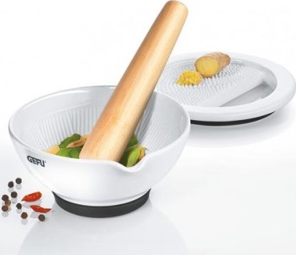 Gefu Moździerz ceramiczny z tarką SURI Gefu