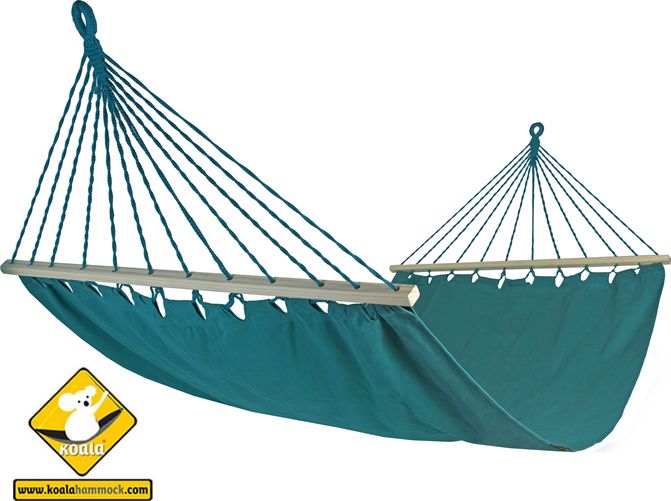 Koala Hamak z drążkiem szeroki, Talapo Aqua HSL