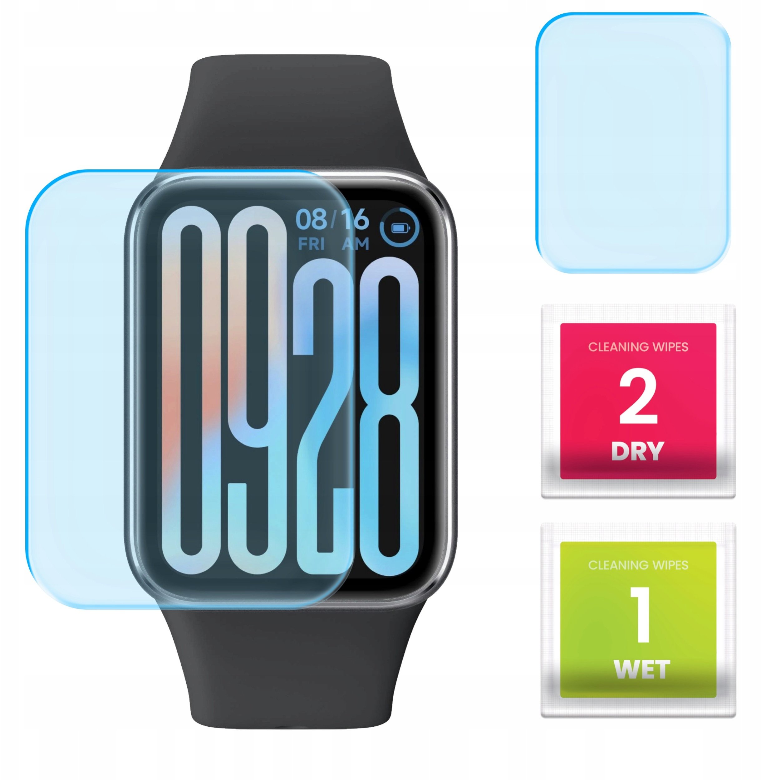 Szkło Hybrydowe do Xiaomi Smart Band 9 Pro (Szkiełko, Ochronne, Odporne)