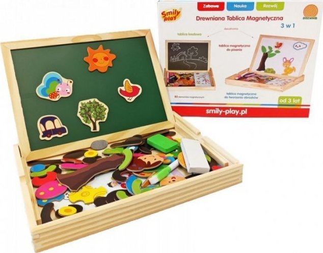 Smily Play Smily Play Tablica magnetyczna drewniana