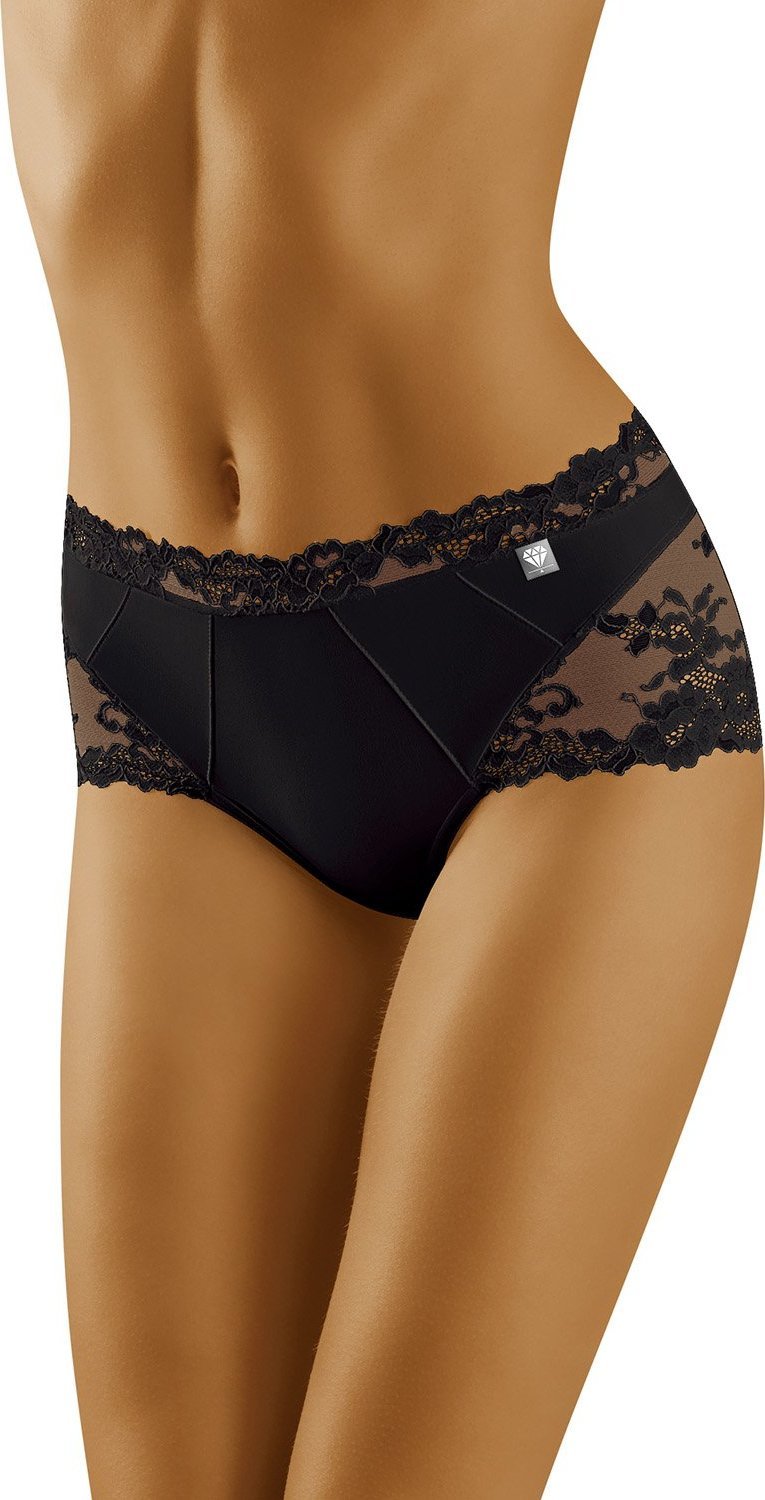 Wolbar Wol-Bar Diamond 3515 czarny XL Majtki wysokie figi