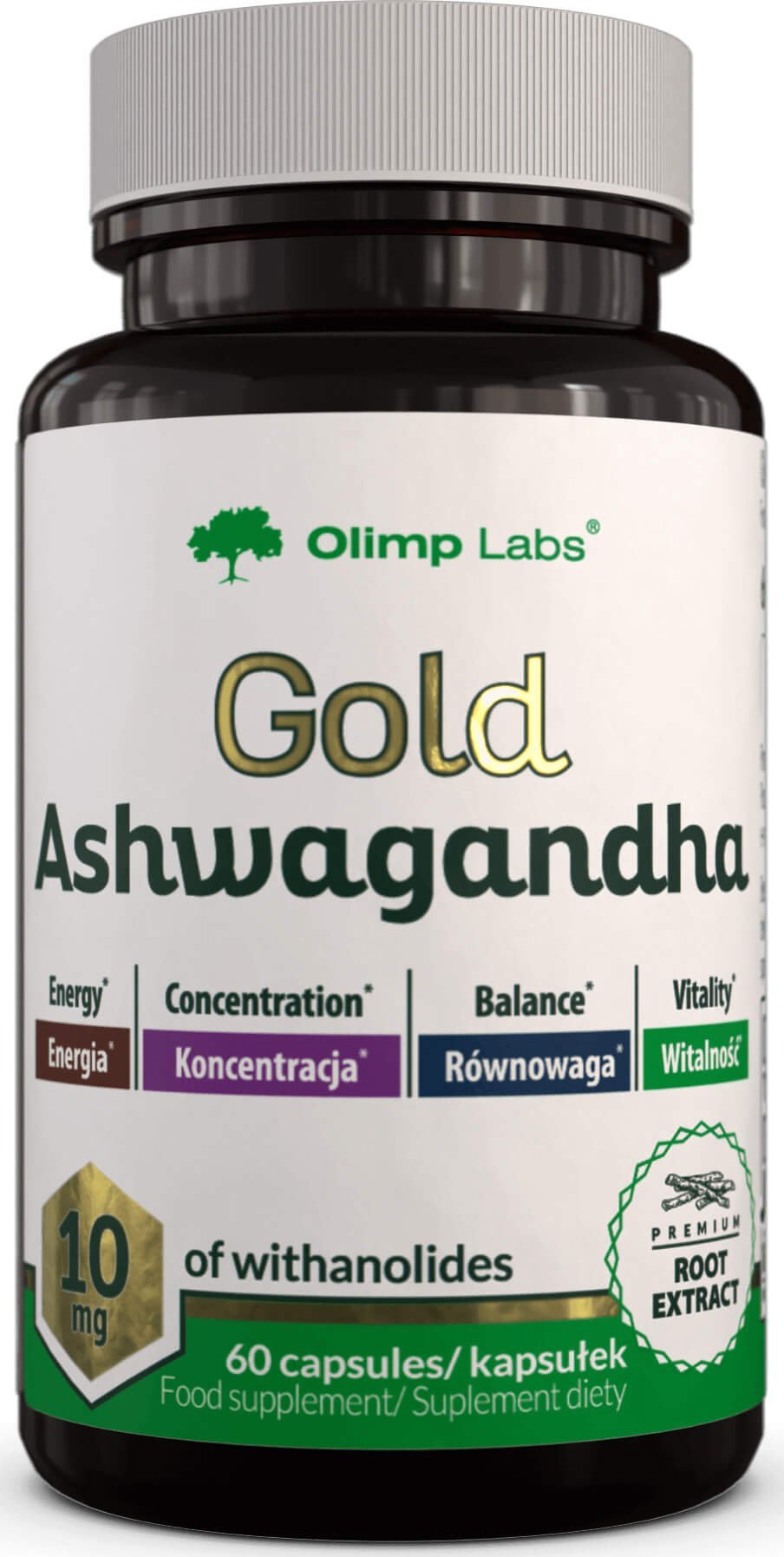 Olimp Gold Ashwagandha - 60 Kapsułek