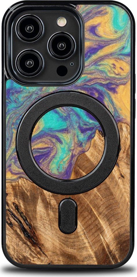 BeWood Etui Bewood Unique na iPhone 14 Pro - Planets - Merkury z MagSafe