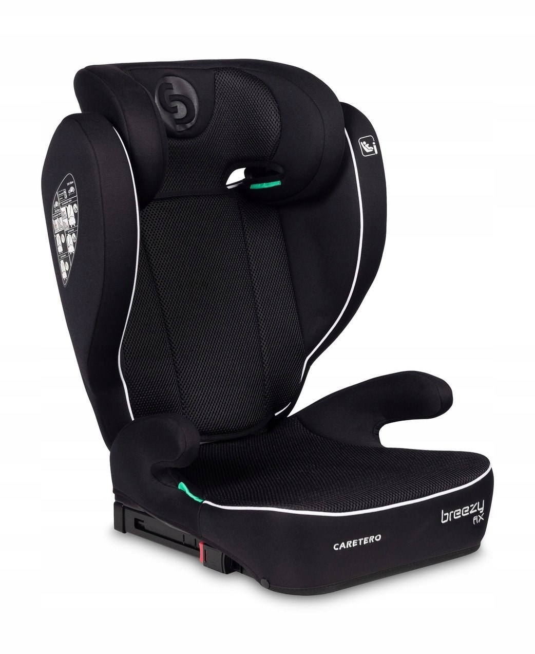 FOTELIK BREEZY FIX BLACK (100-150cm)