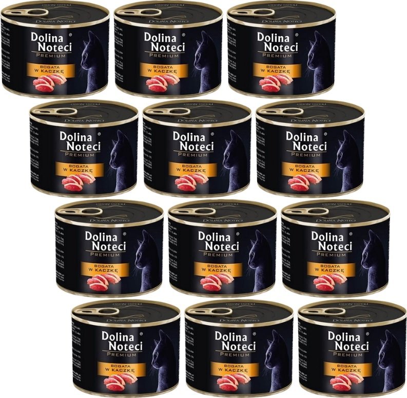 Dolina Noteci Dolina Noteci Premium Kot Bogata w kaczkę puszka 6x185 g