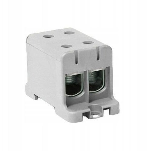Blok rozdzielczy-odgałęźny 2x1-biegun AL/CU 35-240mm2 szary montaż płaski i na szynę TH WLZ35/2x240/s 48.225