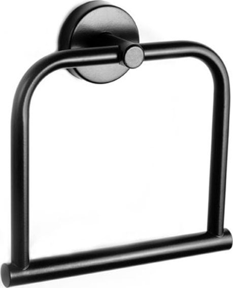 KAPITAN Towel ring Kaptitan UNO 12 24 55, black matte