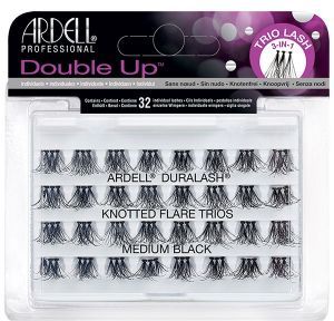 Ardell Double Up zestaw 32 kępek rzęs Medium Black
