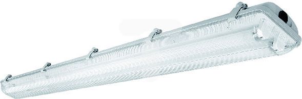 GTV Oprawa hermetyczna HELIOS-LED 258 BIS 2x58W T8 G13 AC 220-240V 50/60Hz IP65 ABS/PS zasilanie jednost. szara (LD-HEL258B-30)