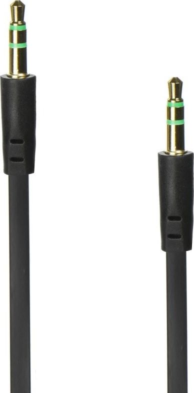 Kabel Partner Tele.com Jack 3.5mm - Jack 3.5mm 1m czarny