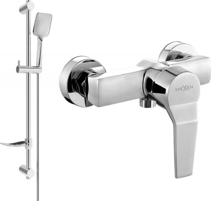 Bateria prysznicowa Mexen Mexen Caro DF72 bateria prysznicowa z zestawem prysznicowym, chrom - 74664DF72-00