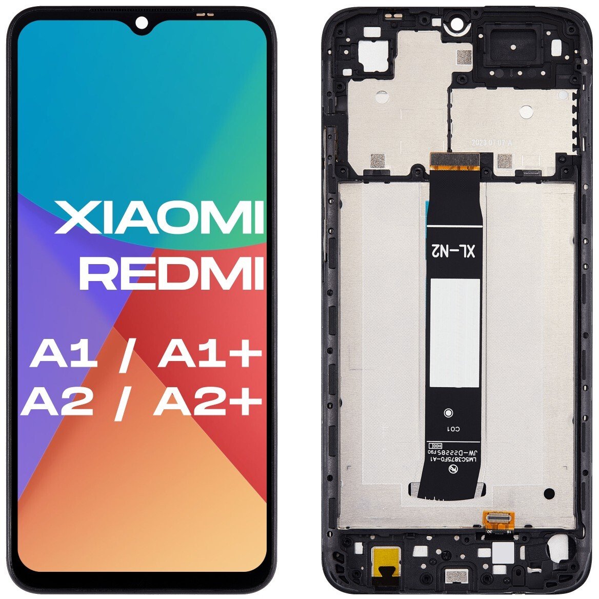 Wyświetlacz do Xiaomi Redmi A1 / A1+ / A2 / A2+ LCD Ekran Ramka
