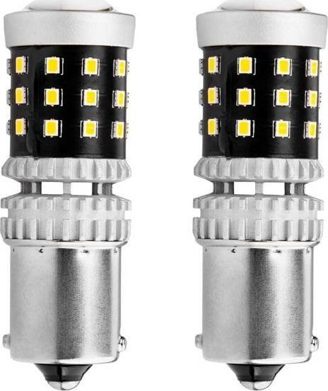 AMiO Żarówki led canbus 2016 39smd 1156 ba15s p21w r10w r5w white 12v/24v