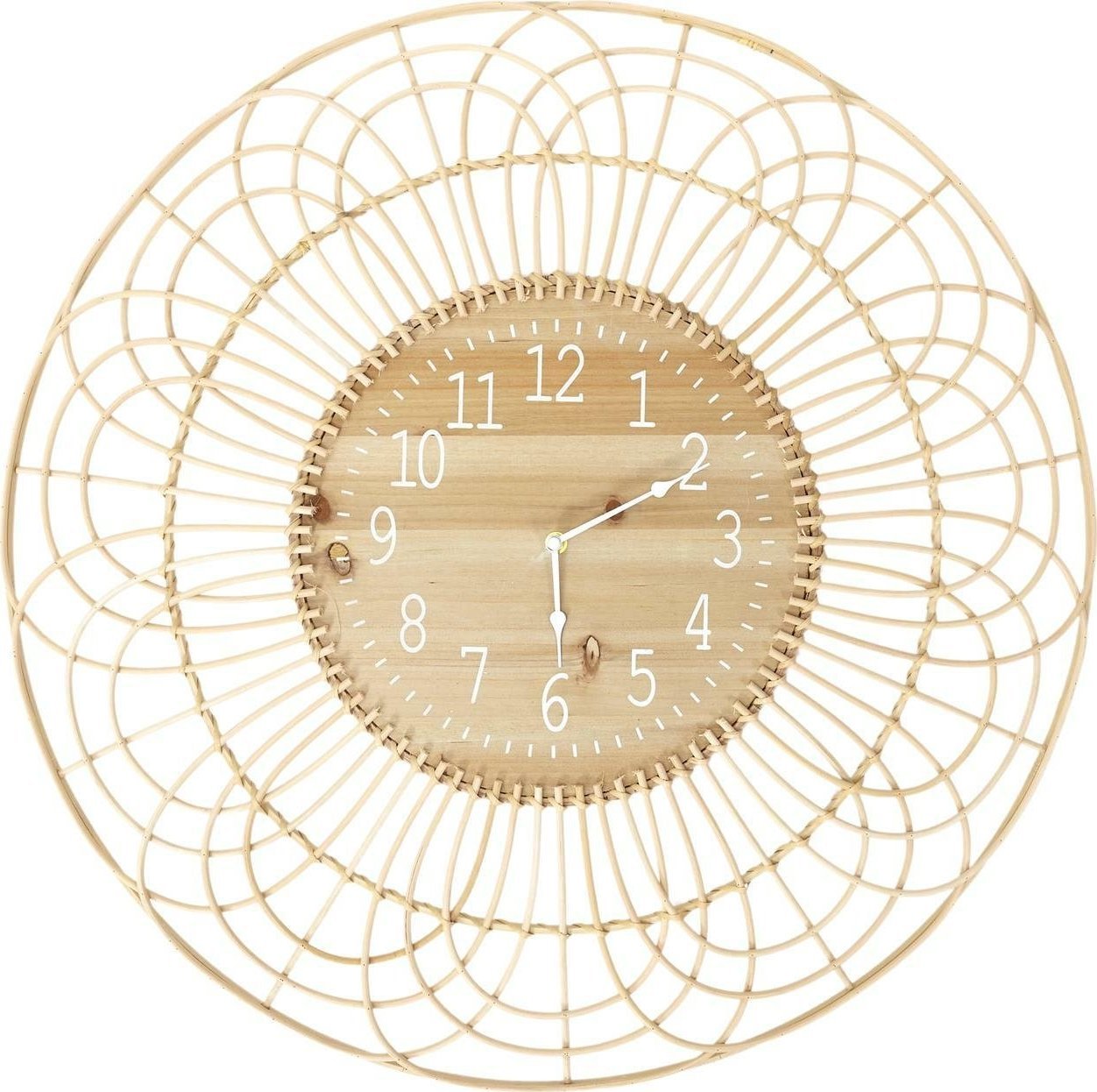 Intesi Zegar Boho Mauu naturalny