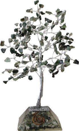 Art-Pol Drzewko Szczęścia z Orgonitem - Agat Mszysty | 160 kamieni