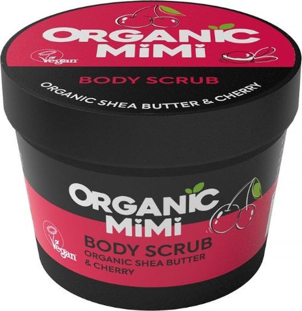 Organic Mimi Peeling do ciała Masło Shea i Wiśnie 120g