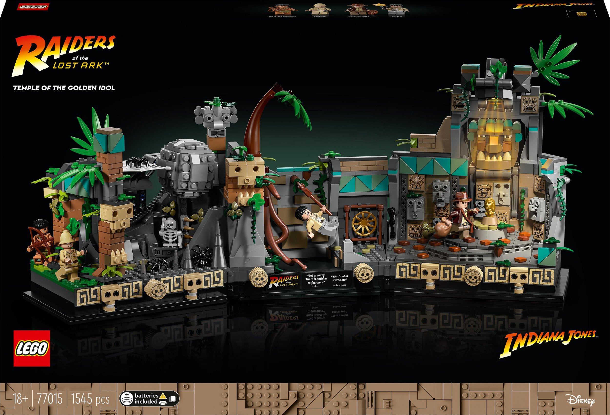 LEGO Indiana Jones Świątynia złotego posążka (77015)