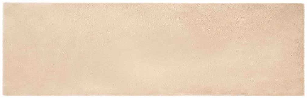 vidaXL Dywan z sztucznego futra królika Beżowy 80 x 250 cm Poliester