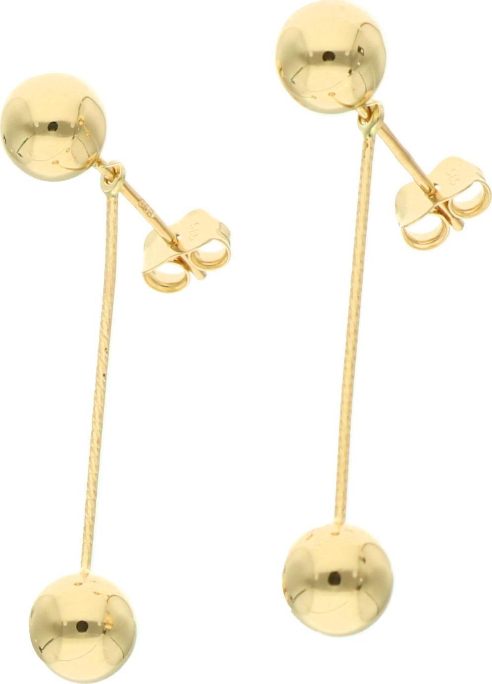 Rosanto Złote kolczyki kulki 585 14k