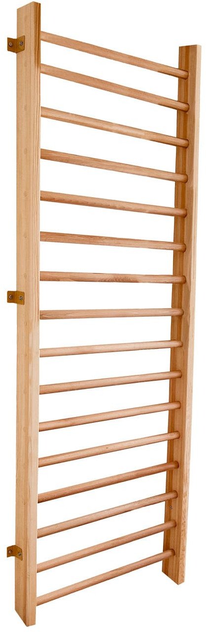 Drabinka gimnastyczna drewniana 230 x 70 cm dla dzieci SOSNA BUK