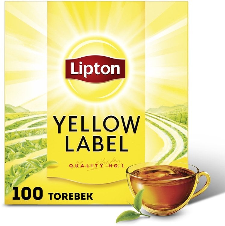 Lipton Herbata czarna Yellow Label 100 torebek (200g)