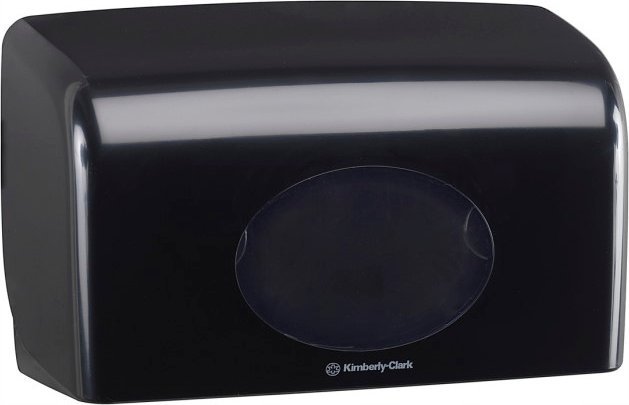 Aquarius Aquarius 7191 - Dozownik do papieru toaletowego w małych rolkach - Czarny