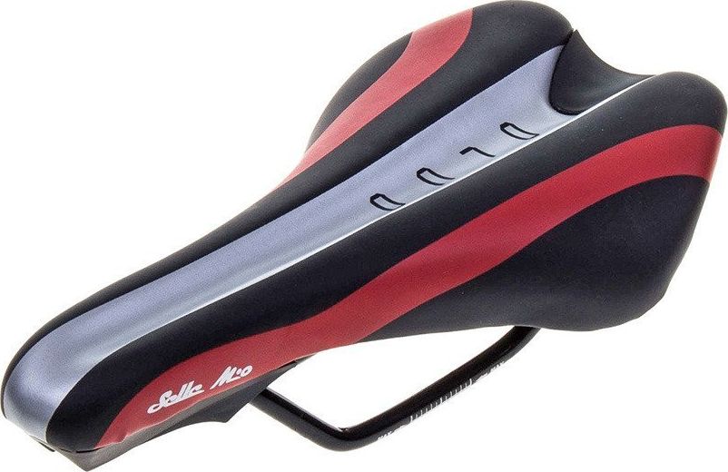 Selle Mio Siodło Selle Mio ORCO czarno-czerwone Uniwersalny