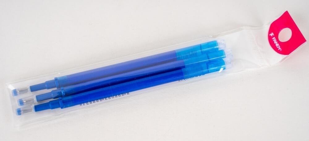 Wkład wymazywalny ER-02 niebieski 3szt