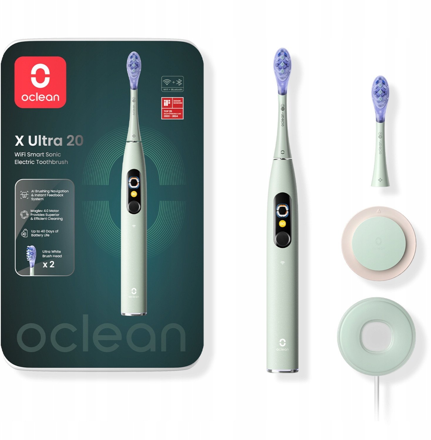Szczoteczka Oclean X Ultra 20 Zielona