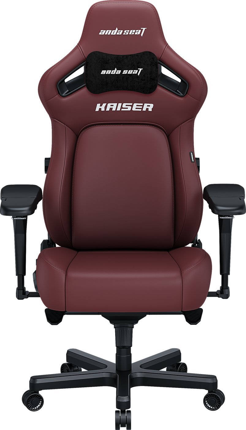 Fotel Anda Seat Fotel gamingowy Kaiser 4 XL skórzany bordowy