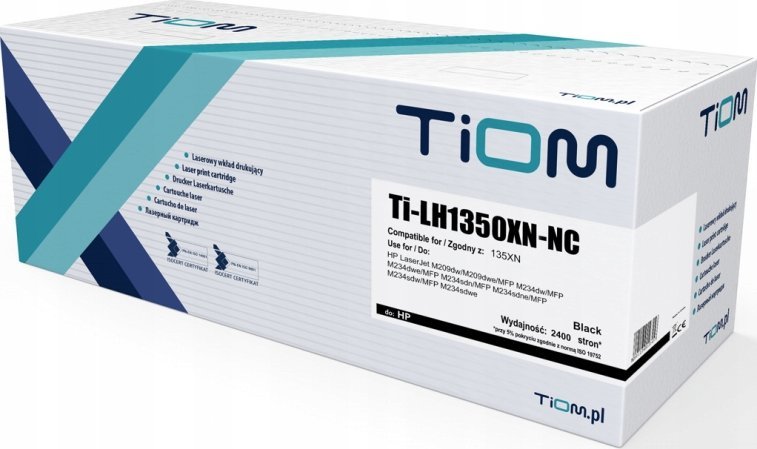 Toner Tiom Toner Tiom do HP 135XN | W1350X | 2400 str. | black | bez chipa
