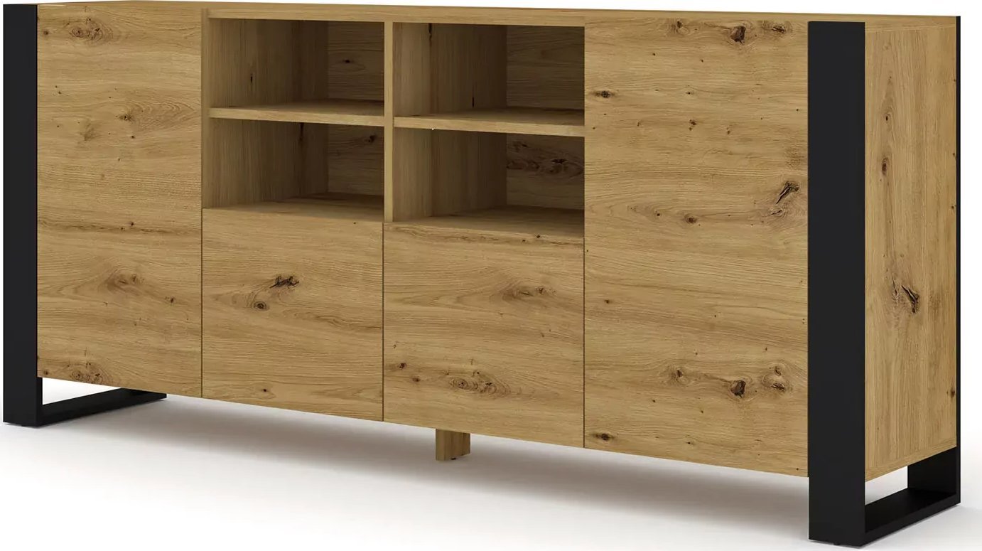 Elior Komoda z szafkami dąb artisan - Birma 14X