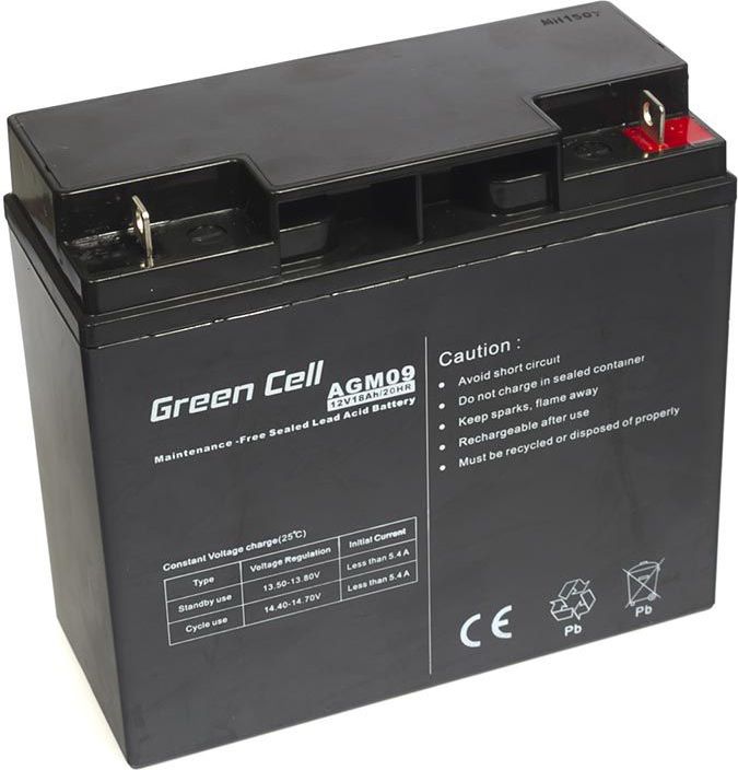 Green Cell Akumulator 12V/18Ah (AGM09)