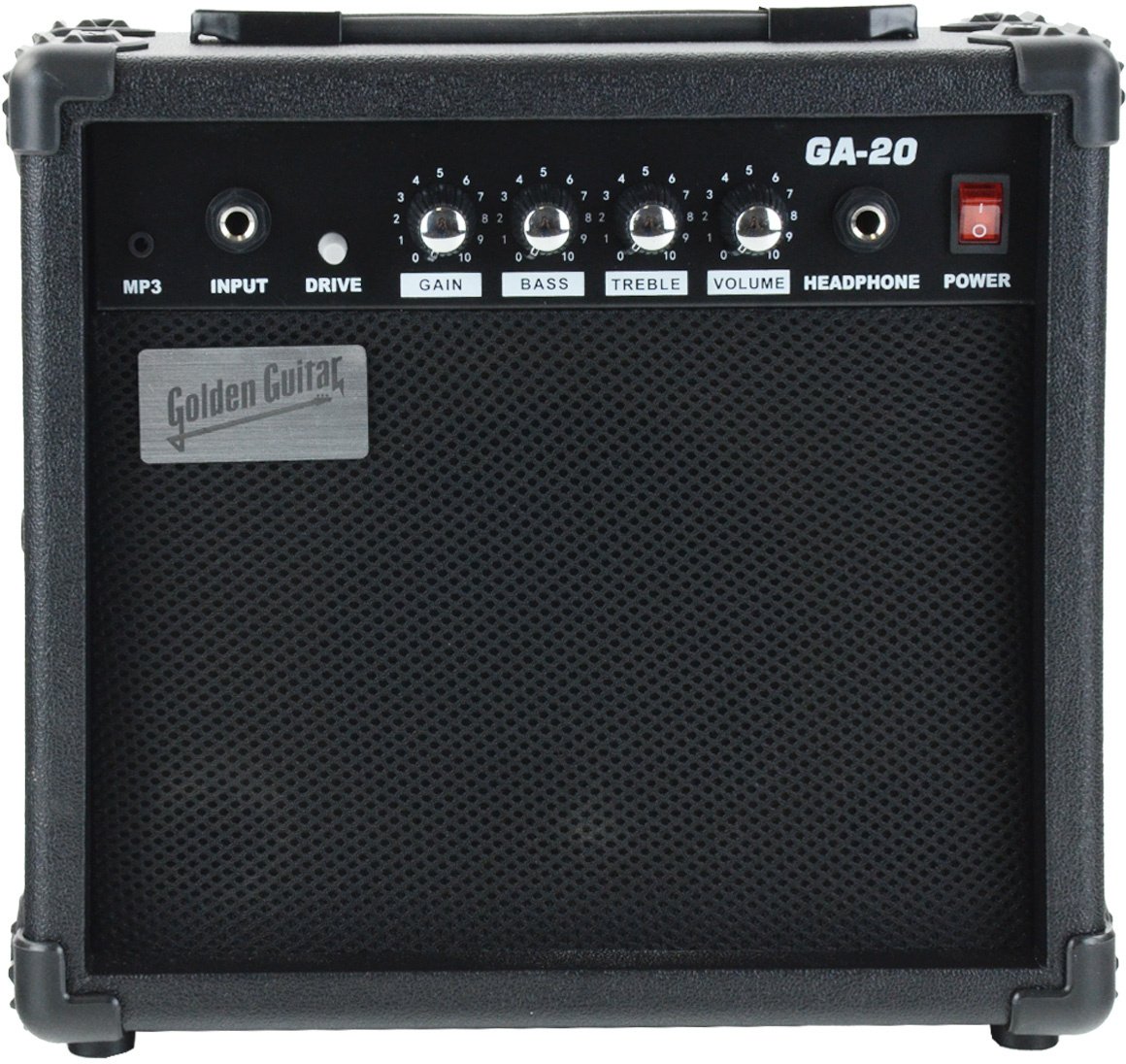 Golden Guitar Wzmacniacz gitarowy GA-20 - czarny, jeden rozmiar