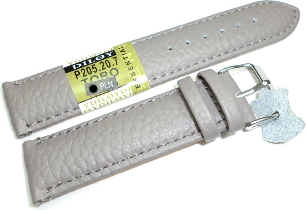 Diloy Skórzany pasek do zegarka 20 mm Diloy P205.20.7