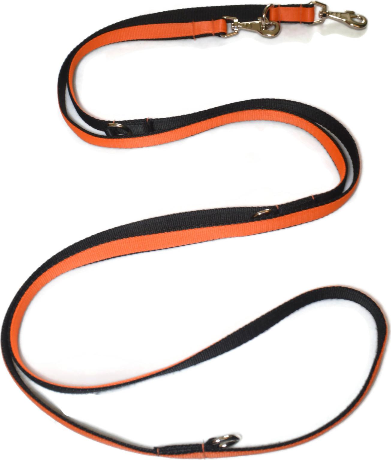 Alizoo Długa smycz dla psa, podwójna, przepinana 25mm/330cm - ALIZOO