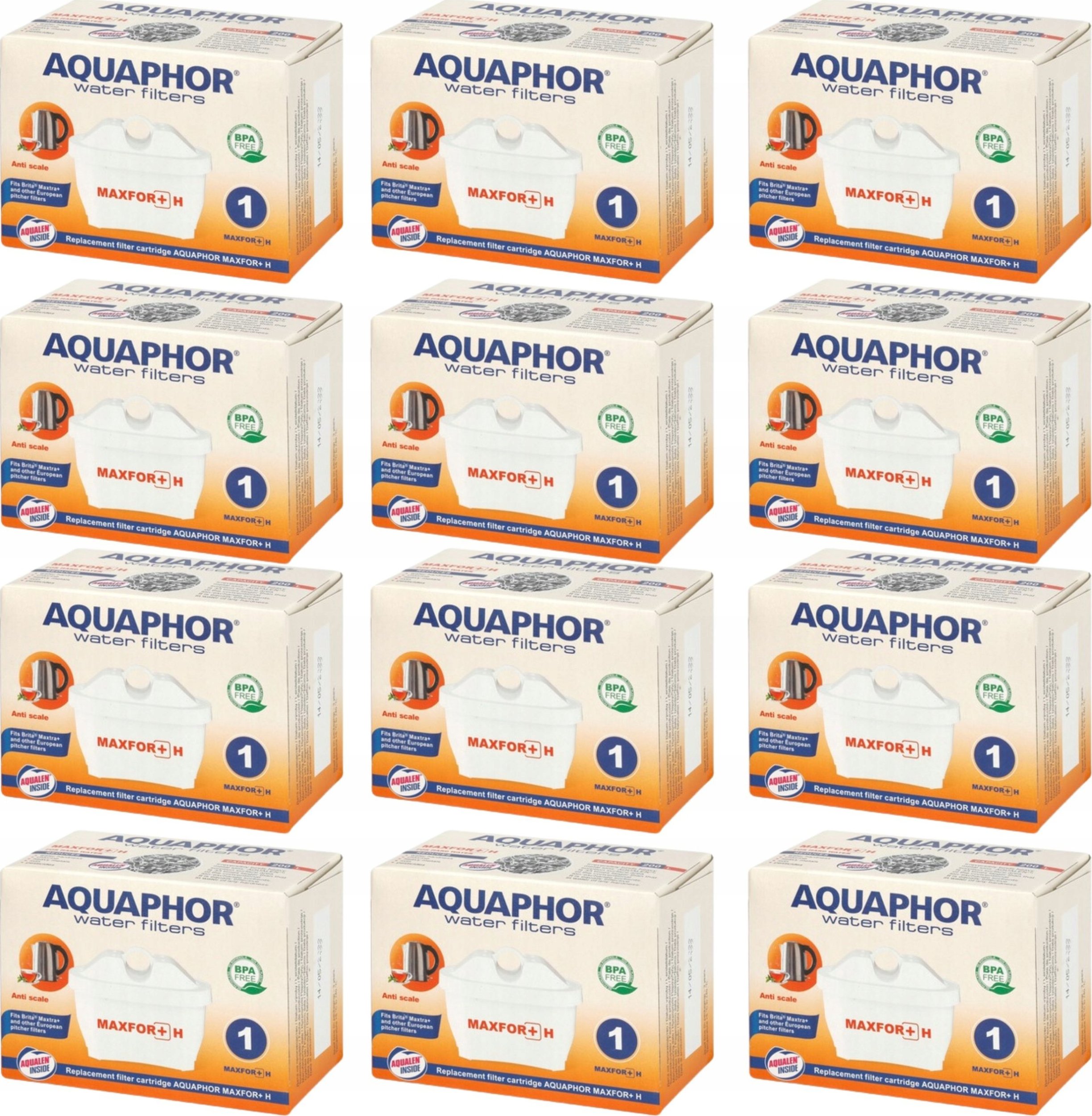 Wkład filtrujący Aquaphor Maxfor+ H 12 szt.