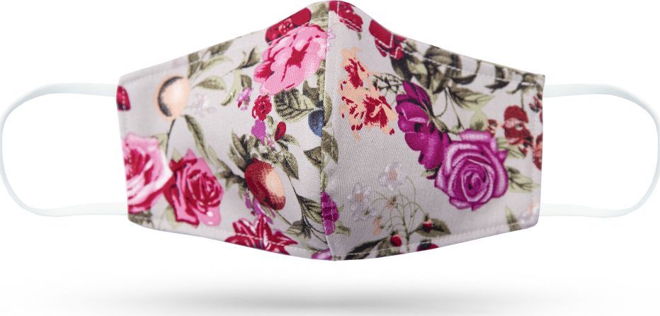 Alogy Maseczka ochronna 3-warstwowa wielokrotnego użytku Floral
