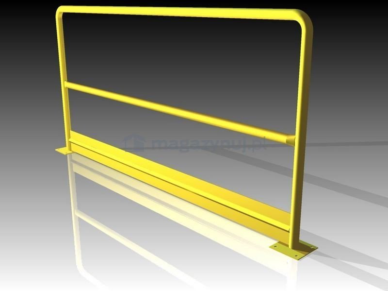 Metal/Emtul Barierka ochronna z blachą wzmacniającą (dł. 2000 mm)
