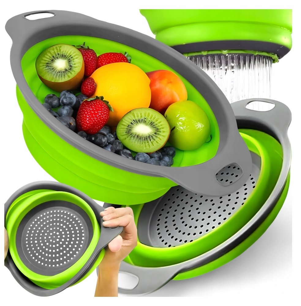 DURSZLAK SILIKONOWY SKŁADANY SITKO KANZA