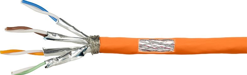 LogiLink Patchkabel Verlegekabel CAT7a S/FTP 100m 1000Mhz
