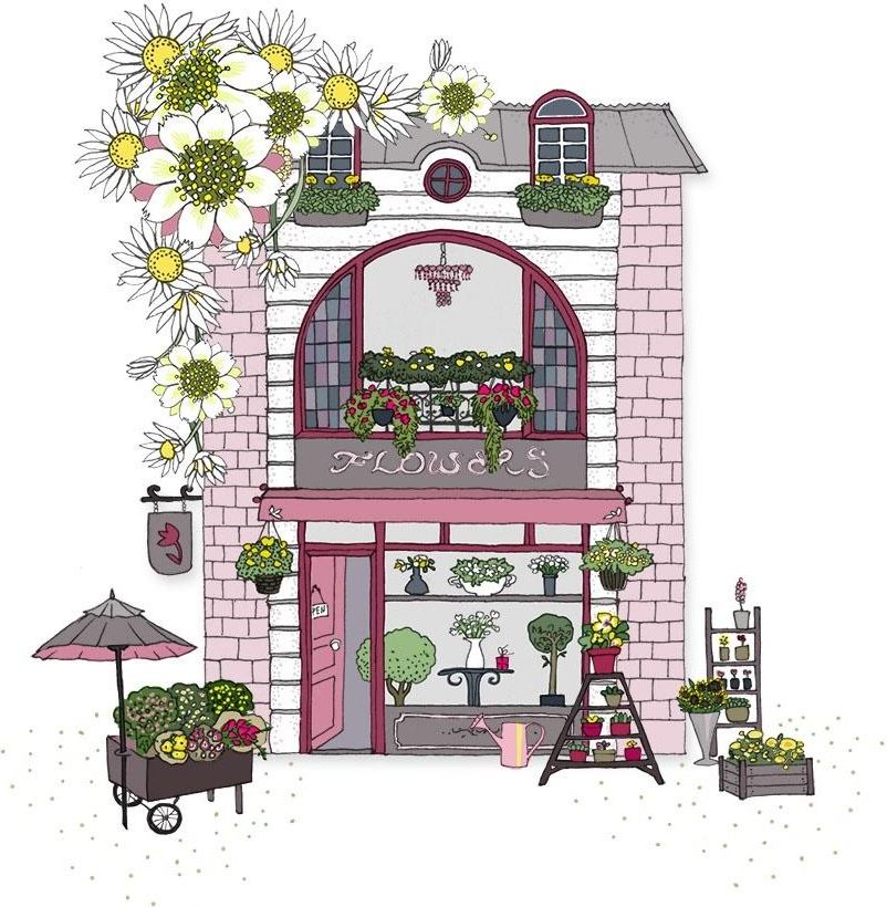 Clear Creation Karnet Swarovski kwadrat Kwiaciarnia (CL2414)