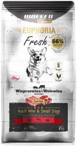 BIOFEED Euphoria Fresh Meat Wieprz/Wołow Xs/S 2kg