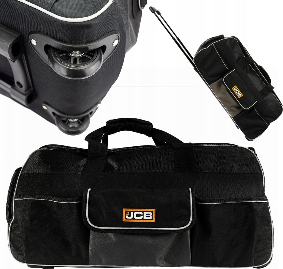 Sourcing JCB TOOL BAG 26" /EXTENDABLE HANDLE /WHEELS