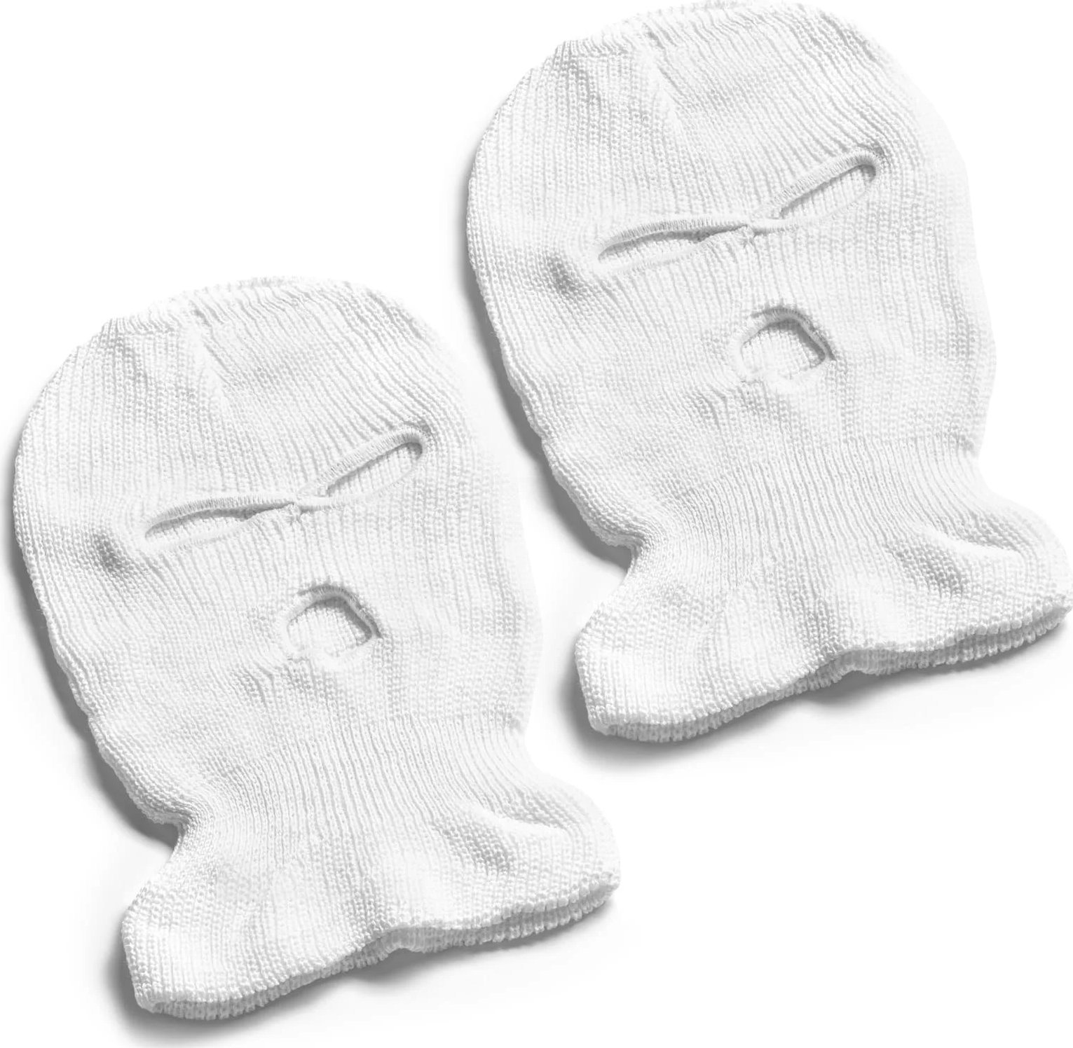 Gadget Master Białe Kominiarki na Zagłówki Samochodowe do Auta - 2 sztuki