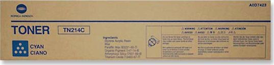 Toner Konica Minolta TN-214 Cyan Oryginał (A0D7454)