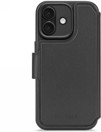 Decoded Leather Detachable Wallet - skórzana obudowa ochronna do iPhone 17 kompatybilna z MagSafe (black)